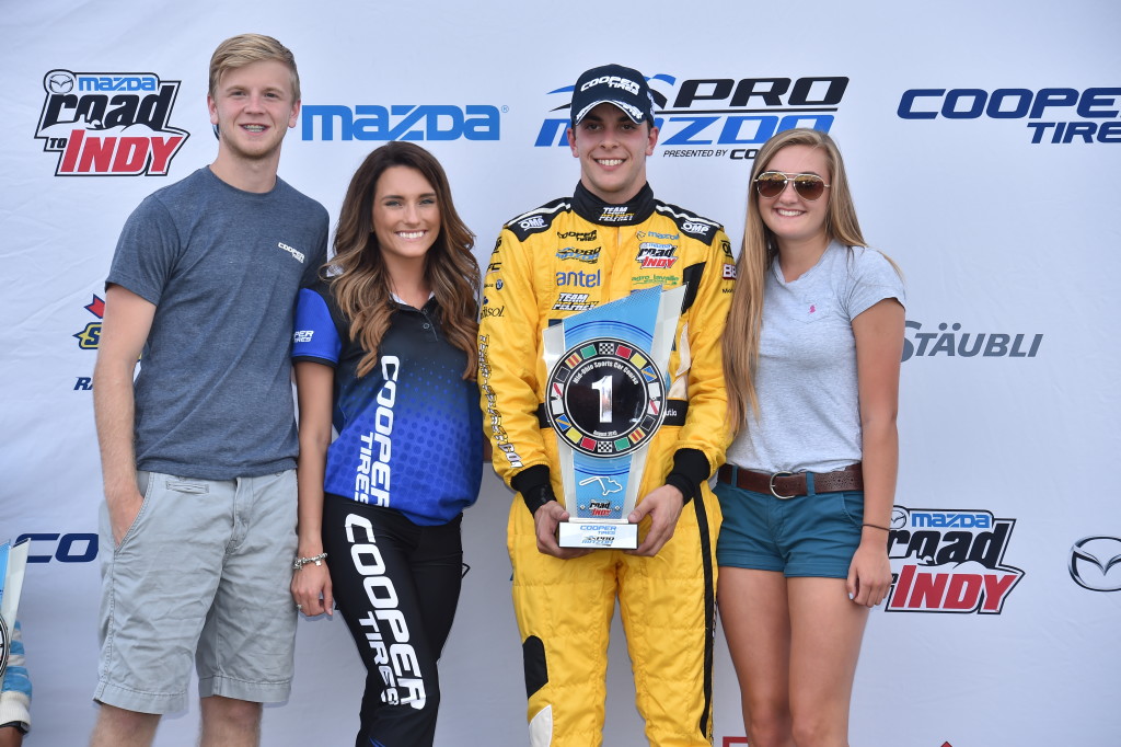 [Pro Mazda Series] Uruguayo Santiago Urrutia sumó su tercer triunfo de la temporada en Mid-Ohio