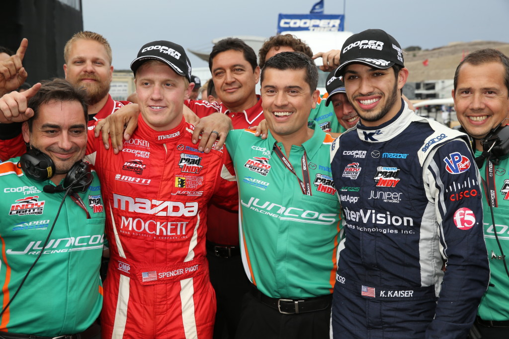 [Indy Lights] Spencer Pigot triunfó en Laguna Seca y puso el campeonato al rojo vivo