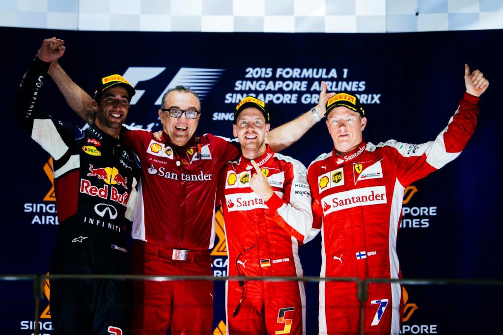 [Fórmula 1] Sebastian Vettel no tuvo rivales en Singapur