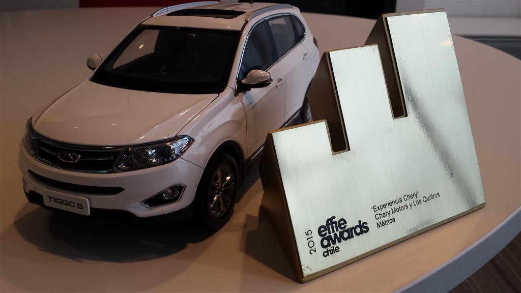Reporte Chery; Effie de Oro por publicidad en Chile y beca para un alumno de educación técnica