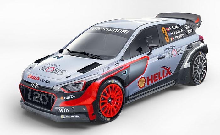 Hyundai Motorsport revela el nuevo i20 para la temporada 2016 del WRC
