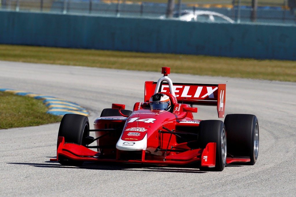 [Indy Lights] Felix Rosenqvist fue el más veloz en el primer test de la pretemporada