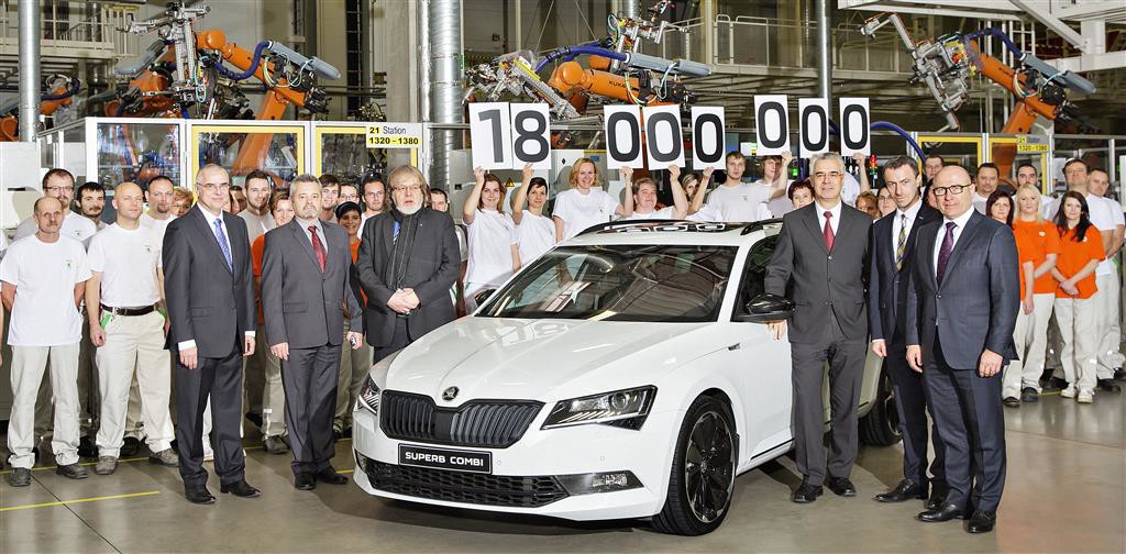 Skoda alcanza la unidad numero 18 millones