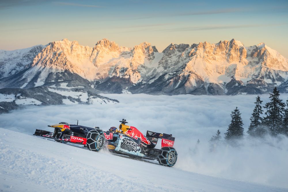 [Video] Max Verstappen y la brillante idea de correr un Fórmula Uno en la nieve