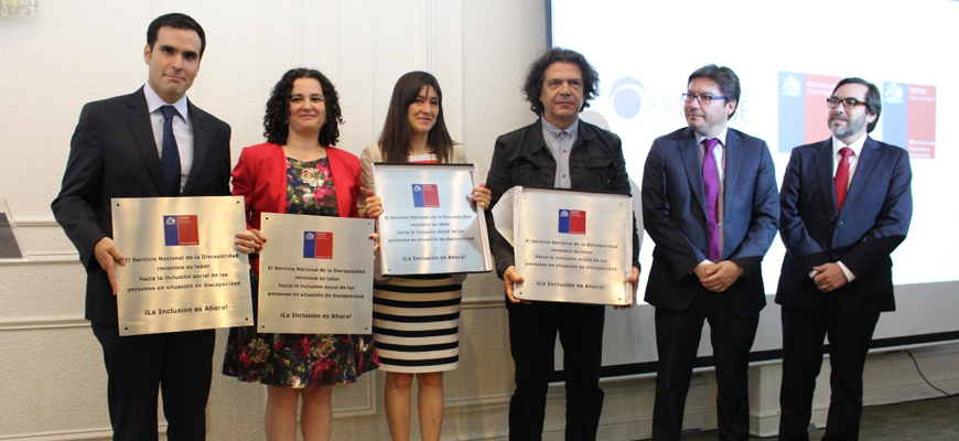 SK Bergé recibe el Sello Chile Inclusivo 2015