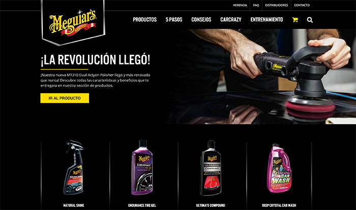 Meguiar’s lanzó su nuevo sitio web en Chile