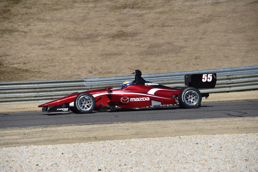 [Indy Lights] Uruguayo Santiago Urrutia fue el más rápido en el último test de pretemporada en Alabama
