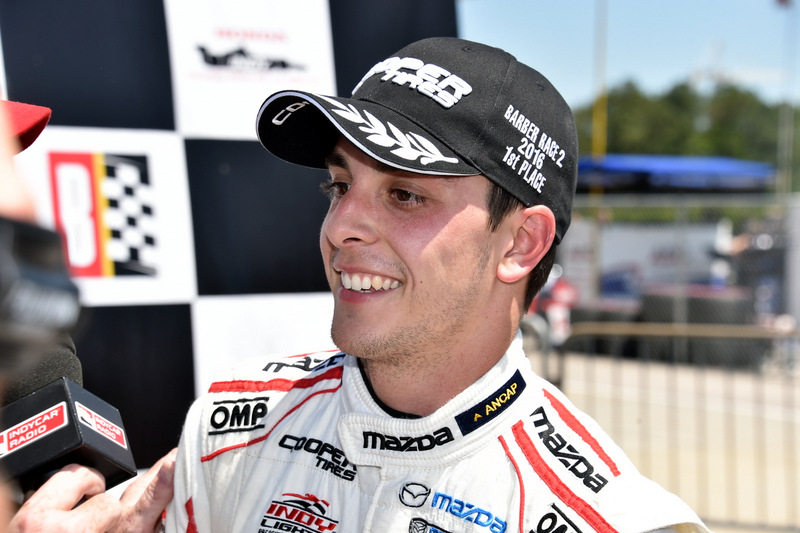 [Indy Lights] Uruguayo Santiago Urrutia triunfó en Alabama
