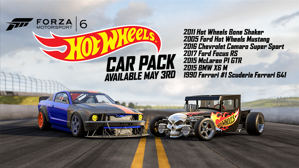 Forza Motorsport 6 liberó el Hot Wheels Car Pack para descarga