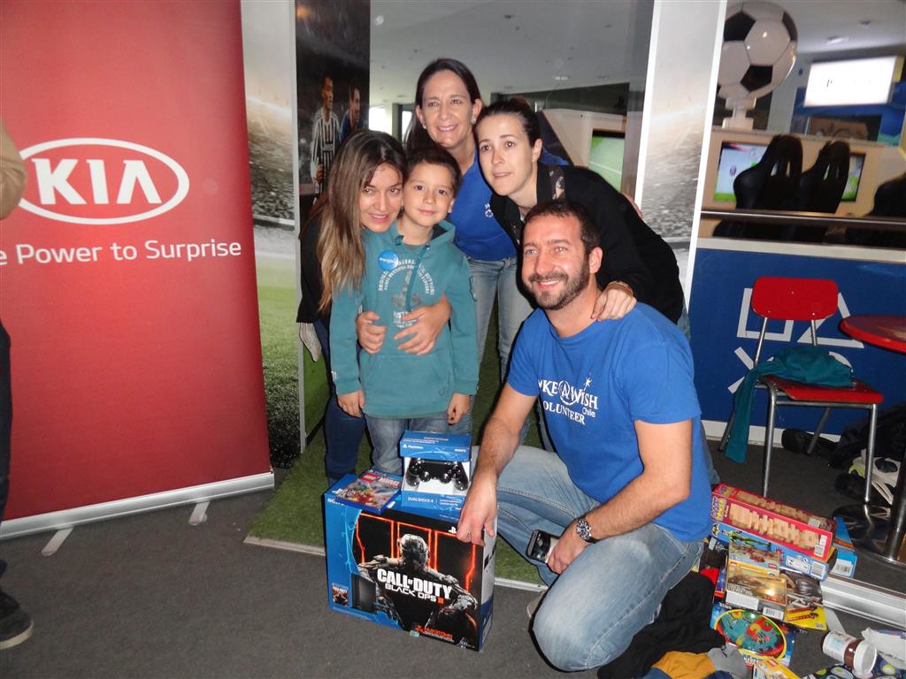Kia Chile y Fundación Make-A-Wish le cumplen sueño a paciente de 8 años con leucemia