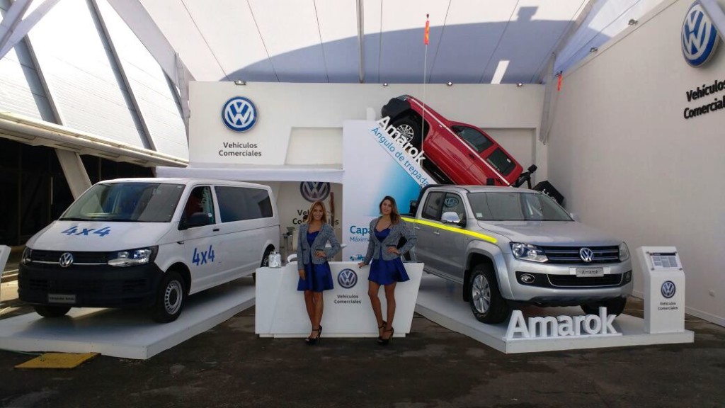[Expomin] Amarok y Transporter T6 4Motion se lucieron en el stand de Volkswagen