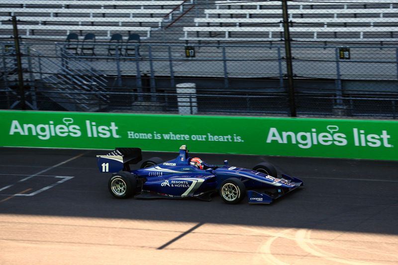 [Indy Lights] Ed Jones se llevó un ajustado triunfo en Indianápolis, uruguayo Santiago Urrutia fue segundo