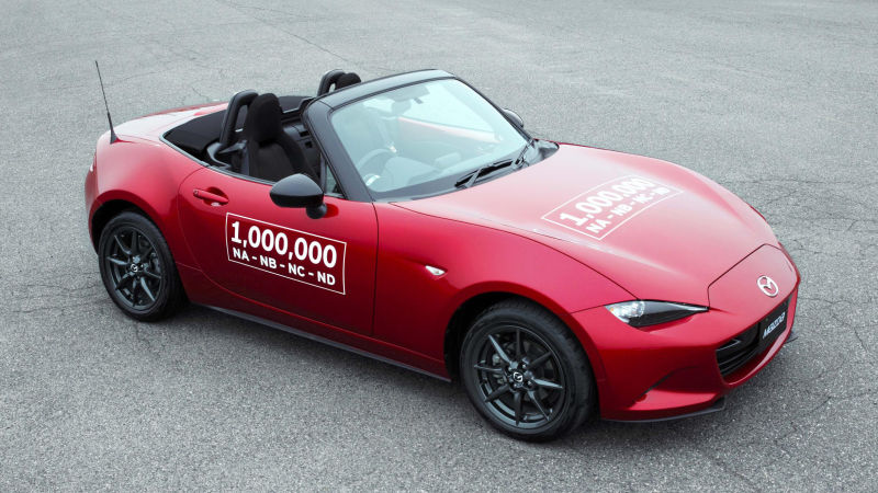 El Mazda MX-5 (ND) alcanza el millón de unidades fabricadas
