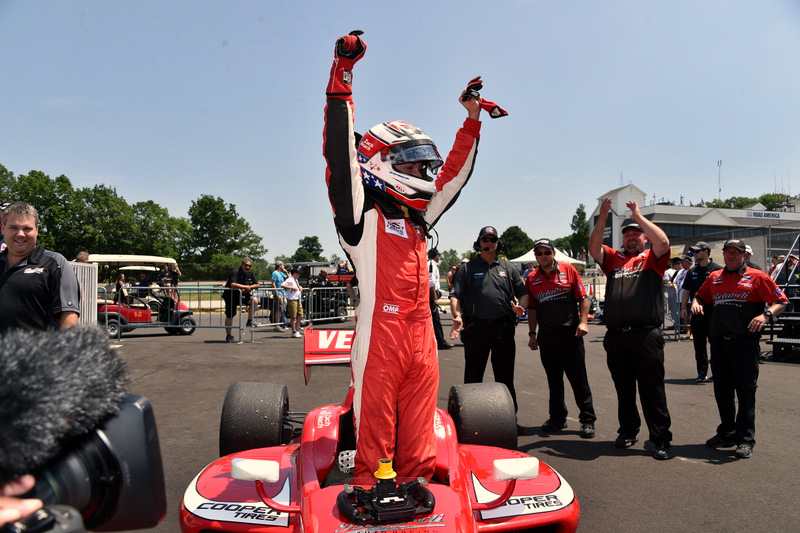 [Indy Lights] Zach Veach triunfó en Road América, puertorriqueño Félix Serrallés fue tercero