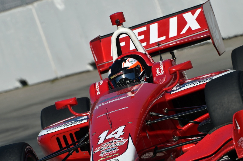 [Indy Lights] Felix Rosenqvist dominó en las calles de Toronto, puertorriqueño Félix Serrallés fue segundo