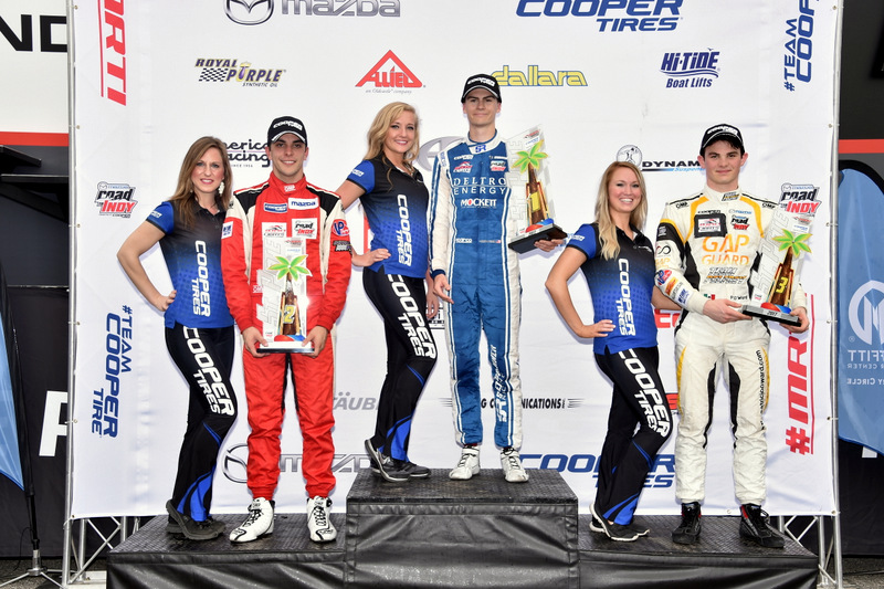 [Indy Lights] Colton Herta triunfó en St. Petersburg, Urrutia y O’Ward subieron al podio