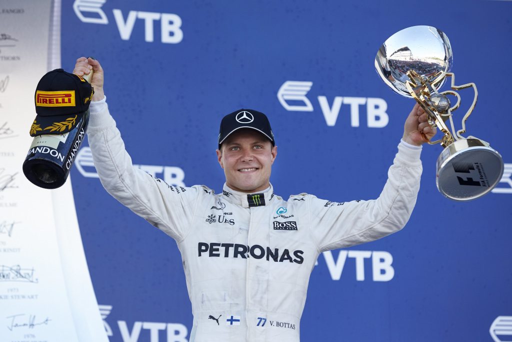 Valtteri Bottas triunfó por primera vez en la Fórmula 1 en Rusia