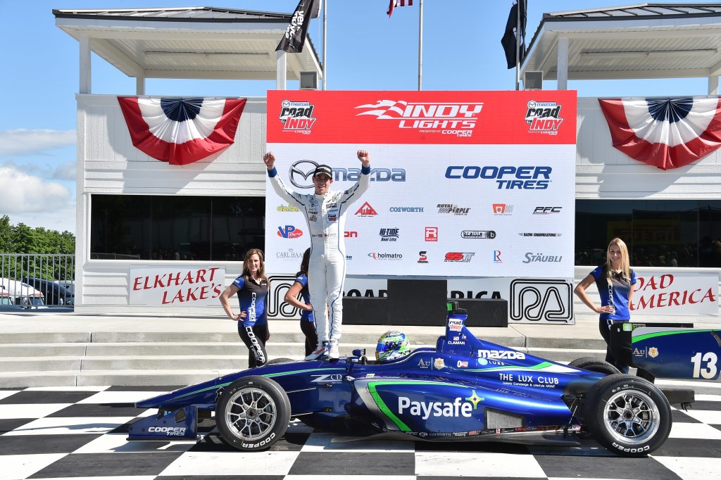[Indy Lights] Zachary Claman De Melo no tuvo rivales en Road América