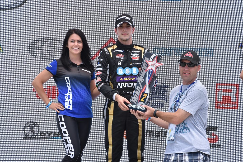 [Indy Lights] Uruguayo Santiago Urrutia subió al podio en Road América