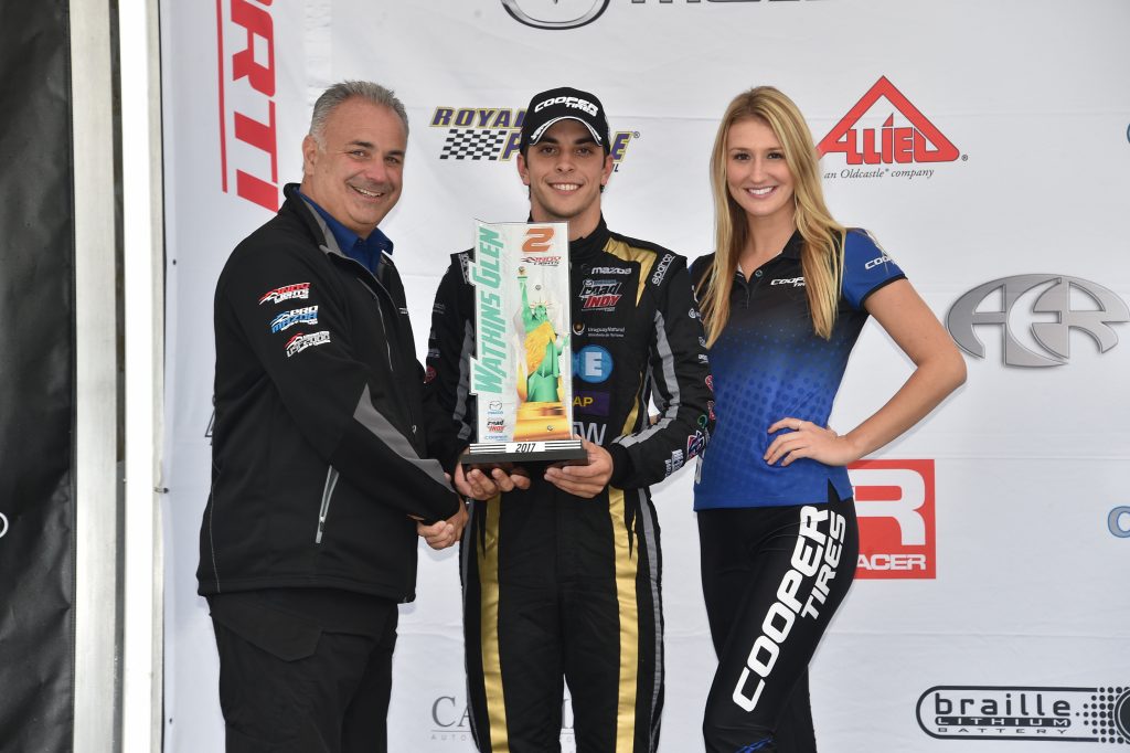 [Indy Lights] Uruguayo Santiago Urrutia cerró la temporada con un podio en Watkins Glen