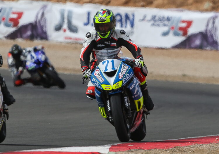 [Chilenos en el exterior] Martín Scheib clasificó vigésimo en su primera carrera del Campeonato Mundial de Supersport