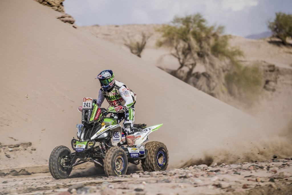 [Dakar 2018/Quads] Ignacio Casale terminó segundo en la etapa de hoy y sigue con ventaja en el tramo final
