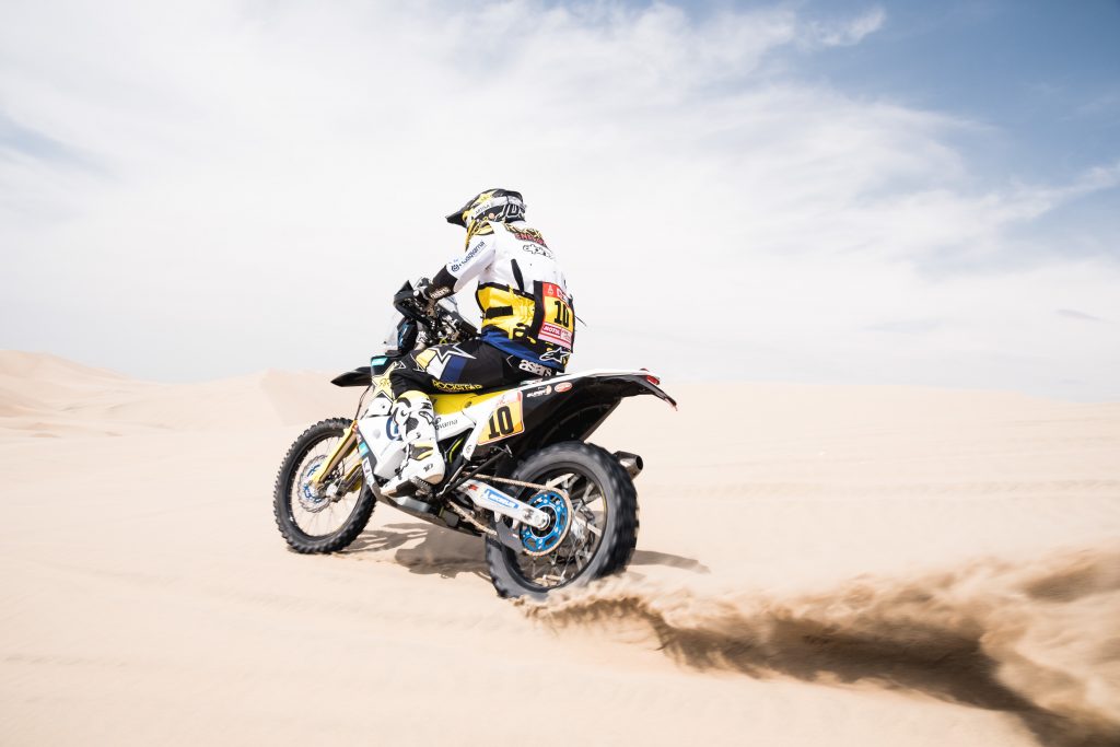 [Dakar 2018/Motos] Pablo Quintanilla esquiva un día duro y se pone segundo en la clasificación