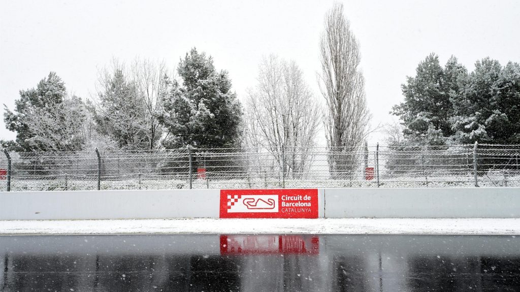 [Fórmula 1] La nieve es protagonista en el tercer día de pruebas