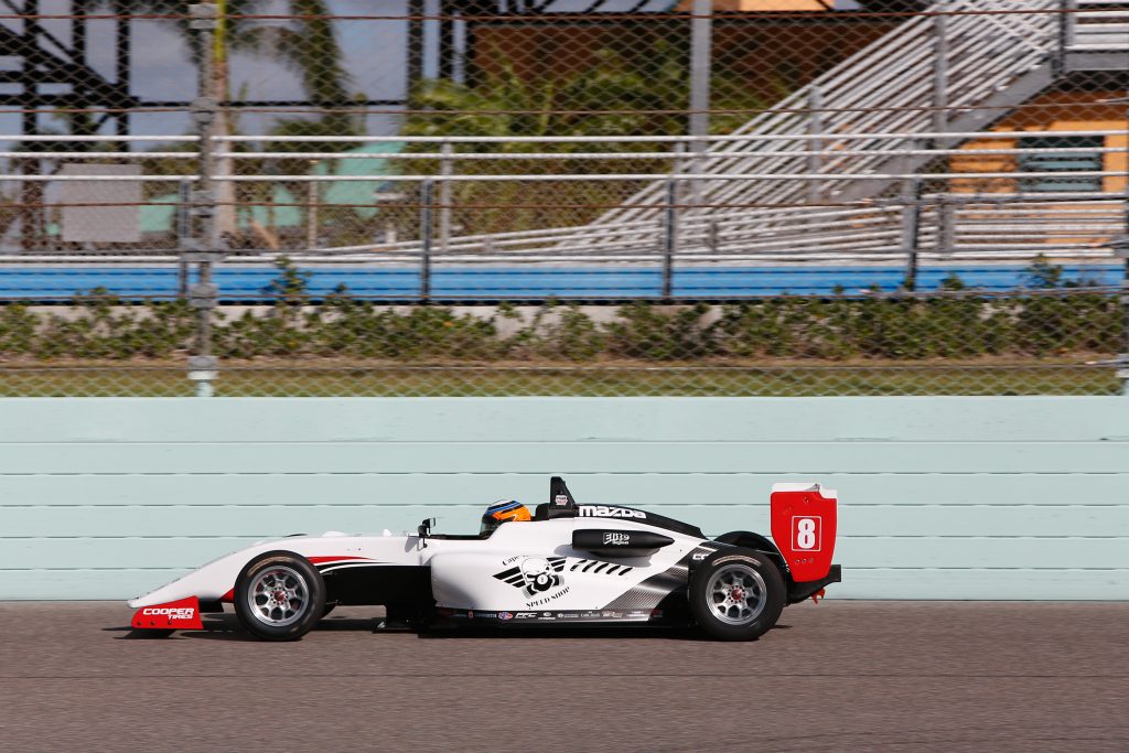 [Road to Indy] Kyle Kirkwood y Carlos Cunha lideraron los tiempos en Miami