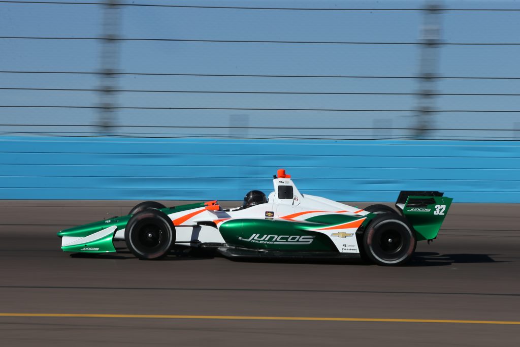[IndyCar] Kyle Kaiser y Juncos Racing completaron con éxito el open test en Phoenix