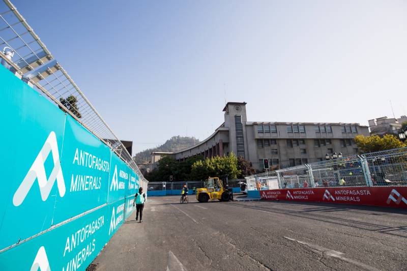 [Fórmula E] En tiempo récord se desmonta el circuito que acogió el Santiago E-Prix