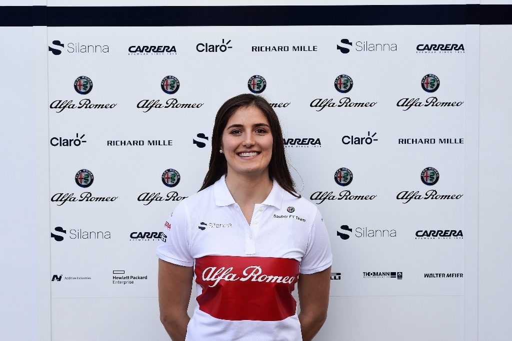 [Fórmula 1] Colombiana Tatiana Calderón será piloto de pruebas del equipo Alfa Romeo Sauber