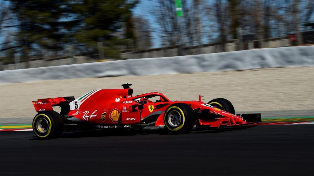 [Fórmula 1] Sebastian Vettel el más rápido en el primer día de pruebas en Barcelona