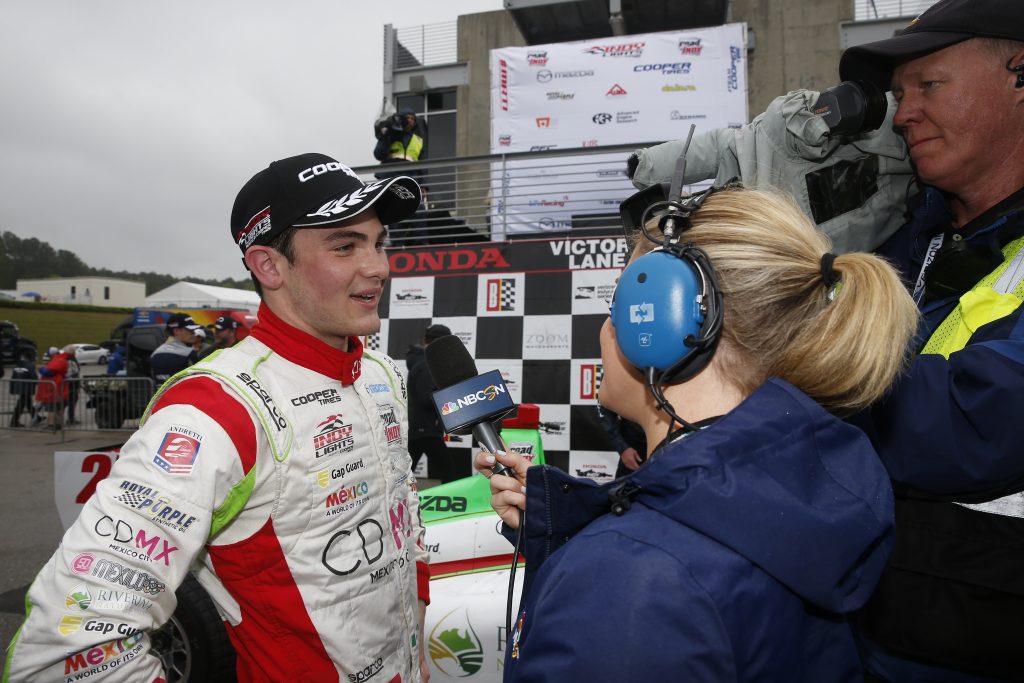 [Indy Lights] Doble triunfo del mexicano O’Ward en Alabama, uruguayo Urrutia sumó dos top five