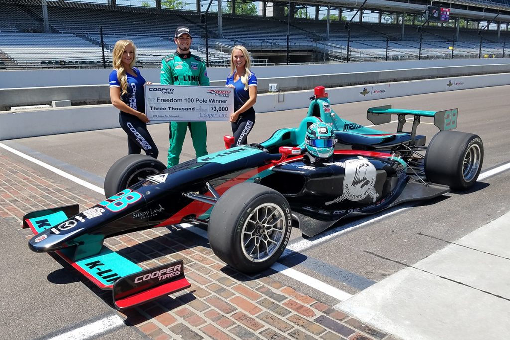 [Indy Lights] Pole position de Dalton Kellett en Indianápolis