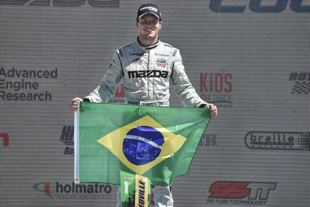 [Indy Lights] Victor Franzoni triunfó en Road América, O’Ward fue cuarto y Urrutia séptimo