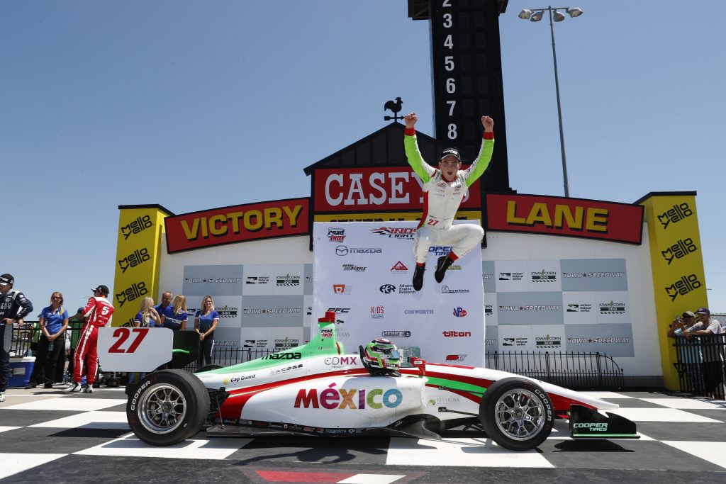 [Indy Lights] Mexicano Patricio O’Ward triunfó en el óvalo de Iowa