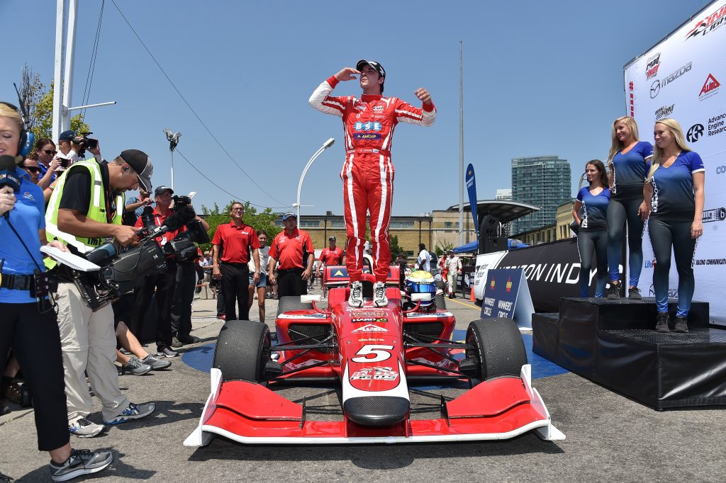 [Indy Lights] Uruguayo Santiago Urrutia dominó en las calles de Toronto