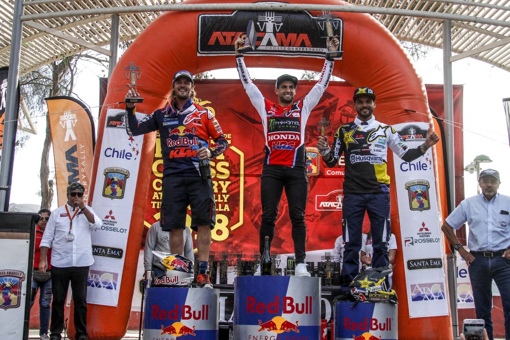 [Campeonato Mundial de Rally Cross Country] Victoria de Kevin Benavides en el Atacama Rally, Pablo Quintanilla subió al podio