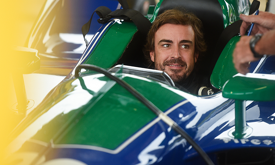 [IndyCar] Fernando Alonso probó un IndyCar en Barber