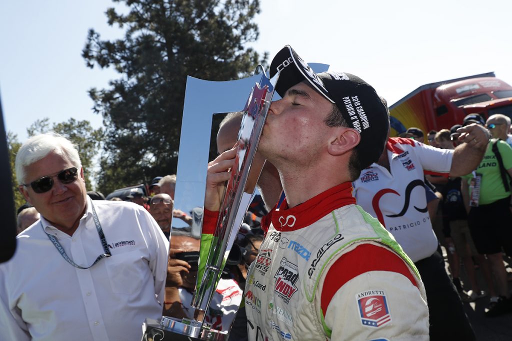 [Indy Lights] Mexicano Patricio O’Ward cerró la temporada con un triunfo en Portland, uruguayo Santiago Urrutia fue tercero
