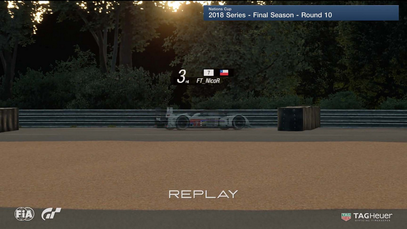[eSports/Copa de las Naciones] Complicada carrera para el chileno FT_NicoR en Le Mans