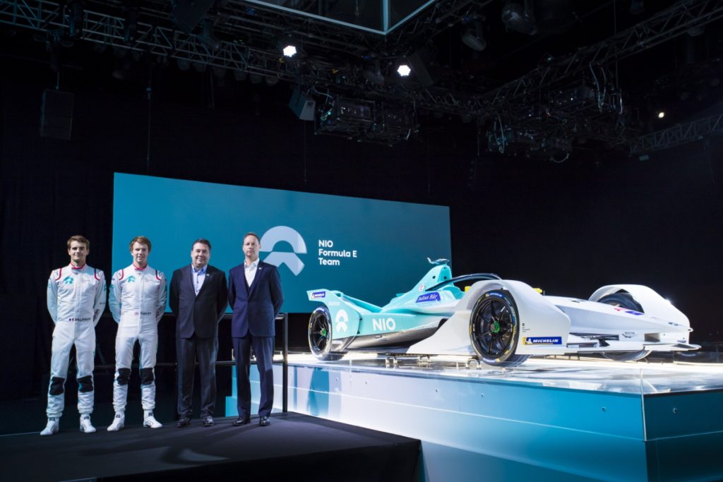 [Fórmula E] NIO presentó a sus pilotos y su nuevo monoplaza