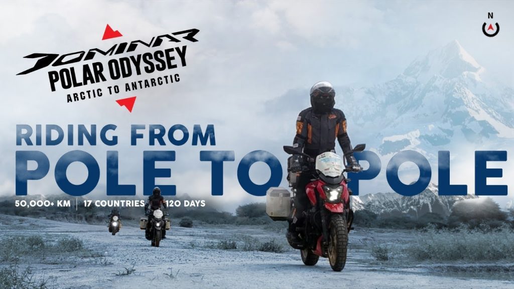 Odisea Polar: La hazaña motoquera que llegará la Antártica en una Bajaj Dominar 400
