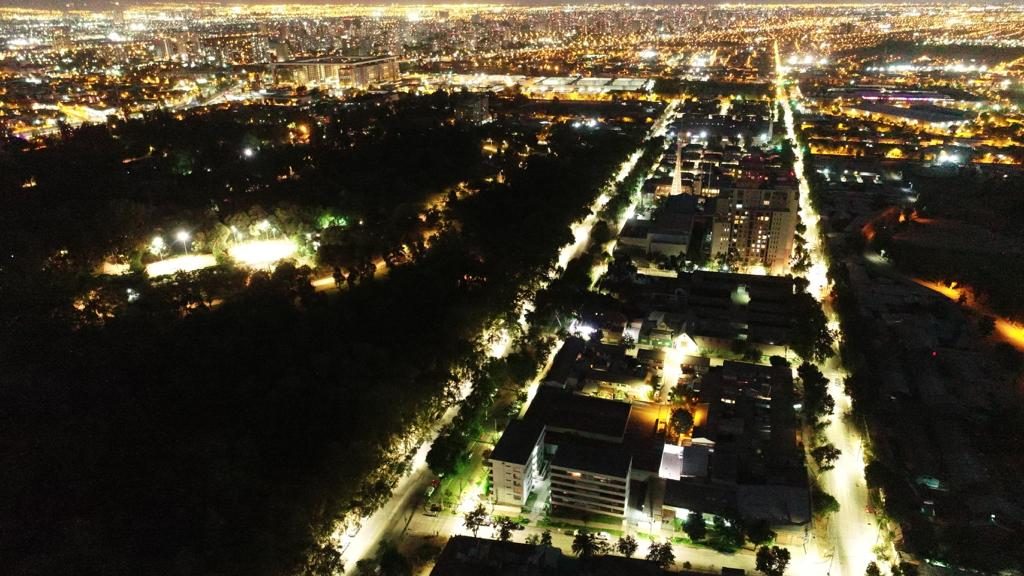 [Fórmula E] Nuevas luminarias en sector Parque O’Higgins con aportes de la categoría