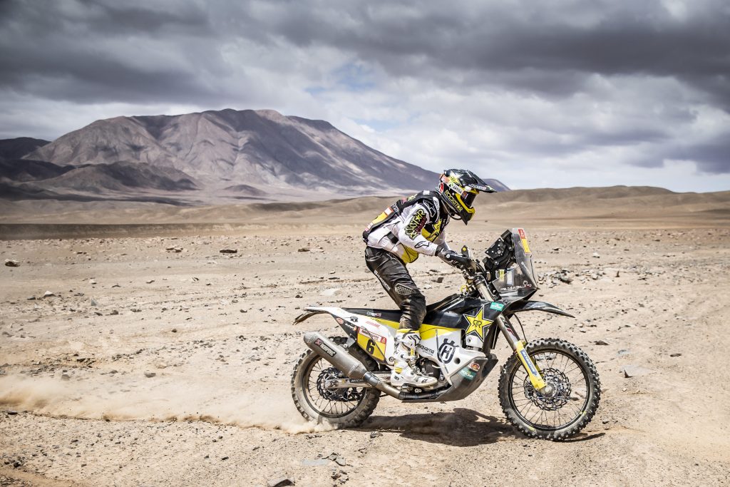 [Dakar/Motos] Pablo Quintanilla cierra la mitad de la carrera segundo en la clasificación general