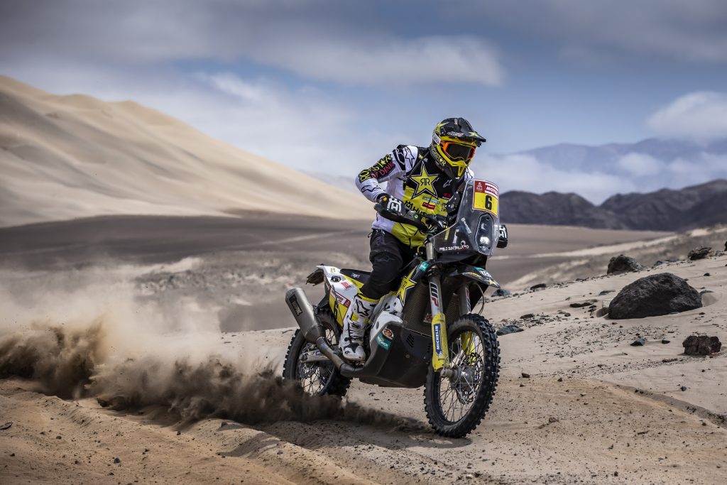 [Dakar/Motos] Pablo Quintanilla gana la sexta etapa y vuelve a ser el líder de la general