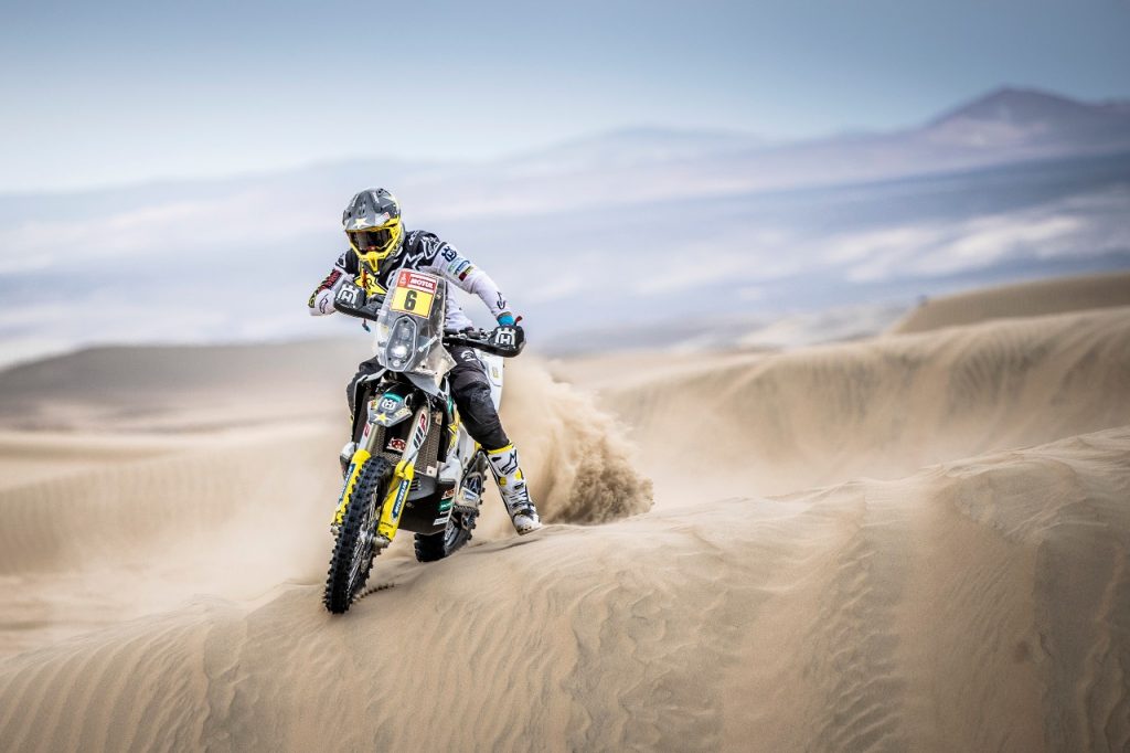 [Dakar/Motos] Quintanilla parte segundo en las arenas de Pisco, José Ignacio Cornejo fue noveno