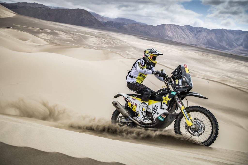 [Dakar/Motos] José Ignacio Cornejo brilló en la séptima etapa, Pablo Quintanilla bajó en la general