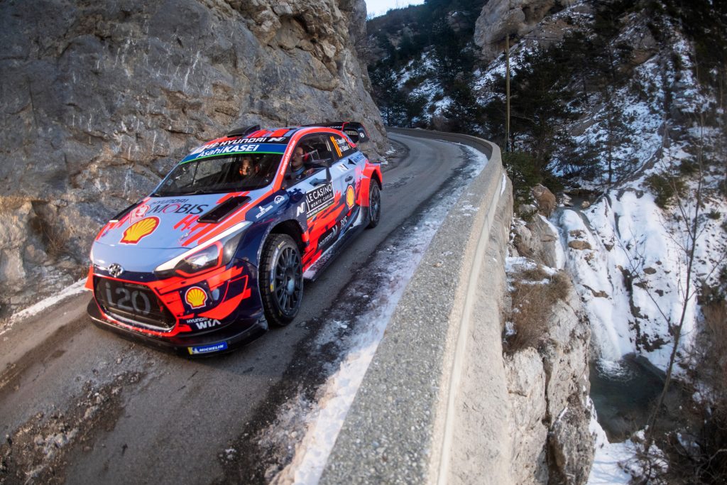 [WRC] Hyundai Shell Mobis WRT subió al podio en el Rally de Montecarlo
